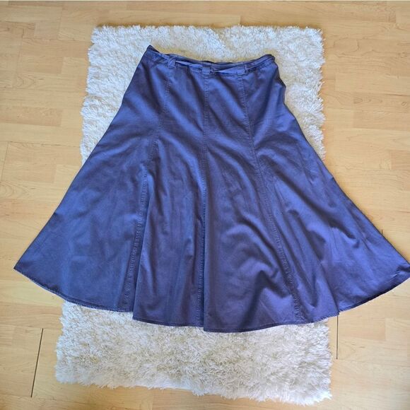 KLEËN Women's Maxi Skirt Size Large Blue Modest - Picture 11 of 11